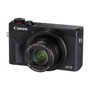 PowerShot G7 X Mark III Point And Shoot Camera 20.1MP 4.2x Zoom With Tilt Touchscreen, Built-In Wi-Fi And Bluetooth Black