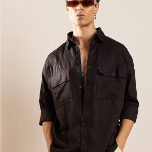 Black Casual Shirt for Men
